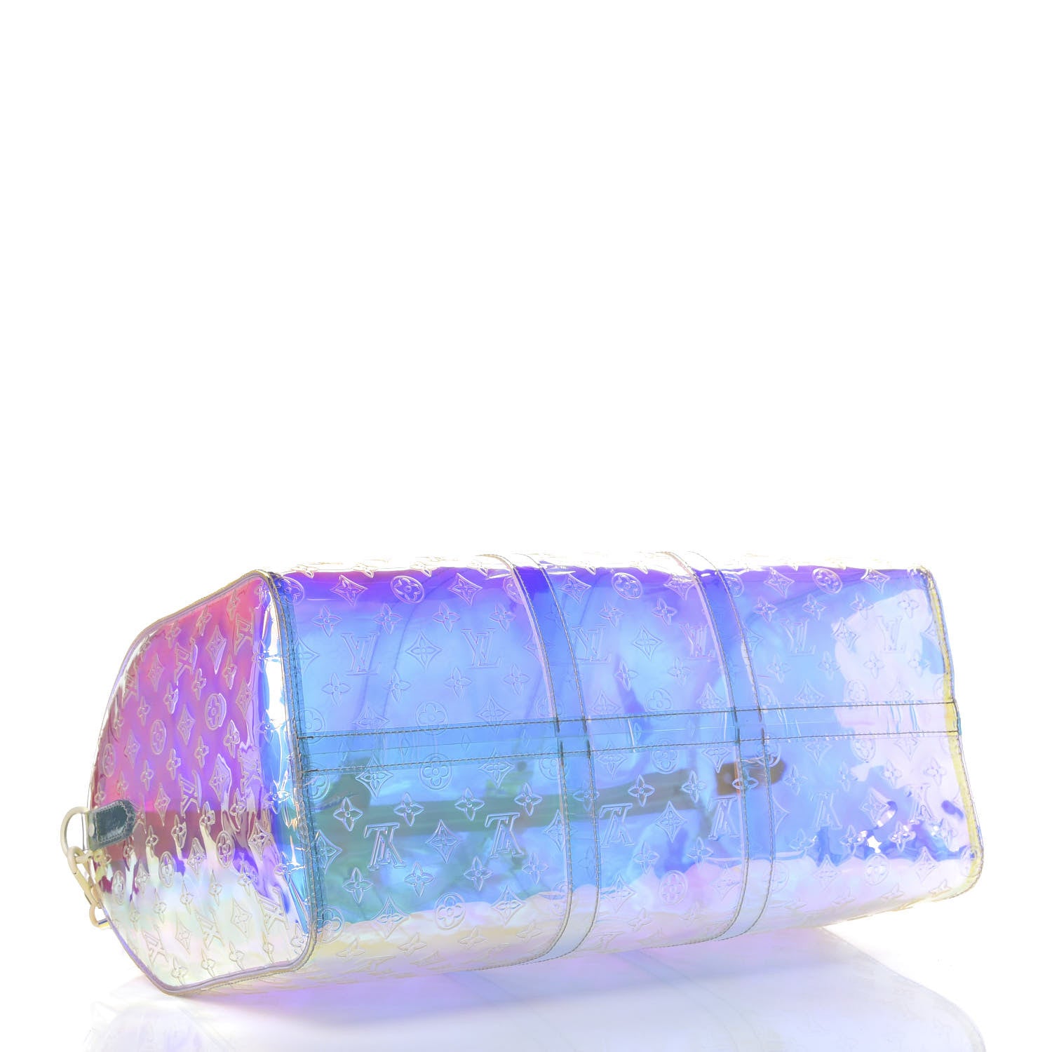 Louis Vuitton PVC Monogram Keepall Bandouliere 50 Iridescent Prism 3 of 11