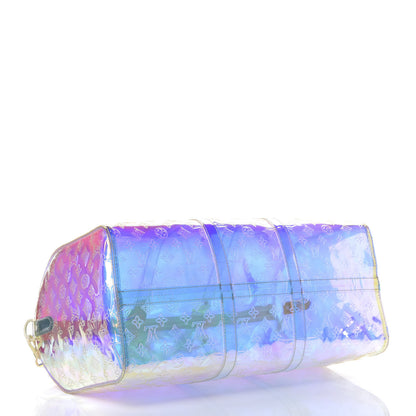 Louis Vuitton PVC Monogram Keepall Bandouliere 50 Iridescent Prism 3 of 11