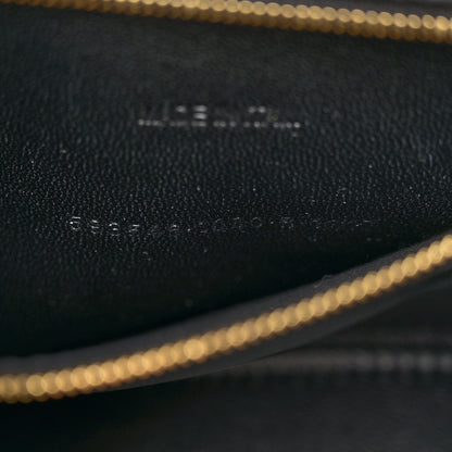 Balenciaga Shiny Box Calfskin Small Hourglass Top Handle Bag Black 8 of 12