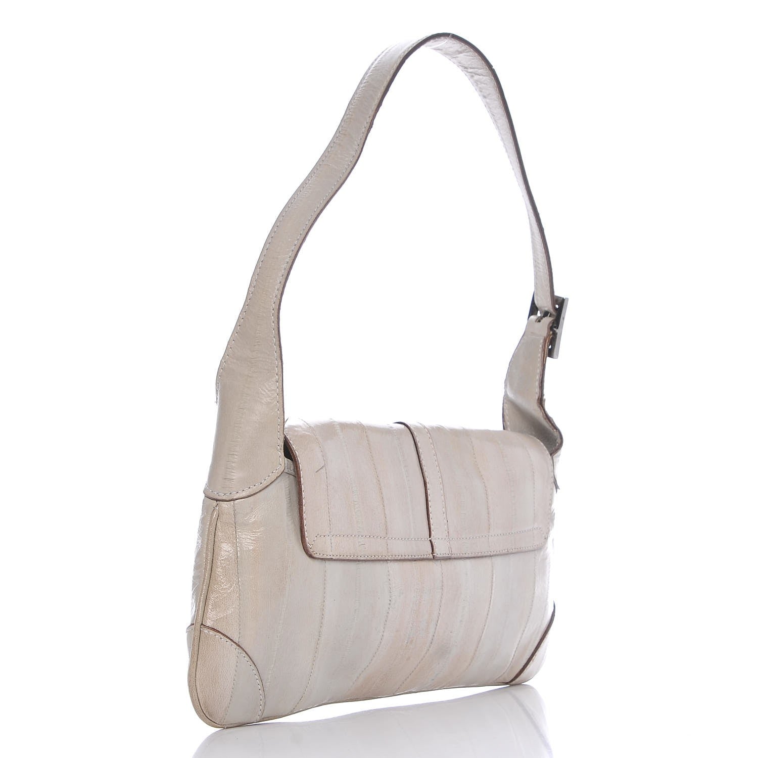Gucci Eel Skin Exotic Jackie O Flap Bag Light Green 3 of 12
