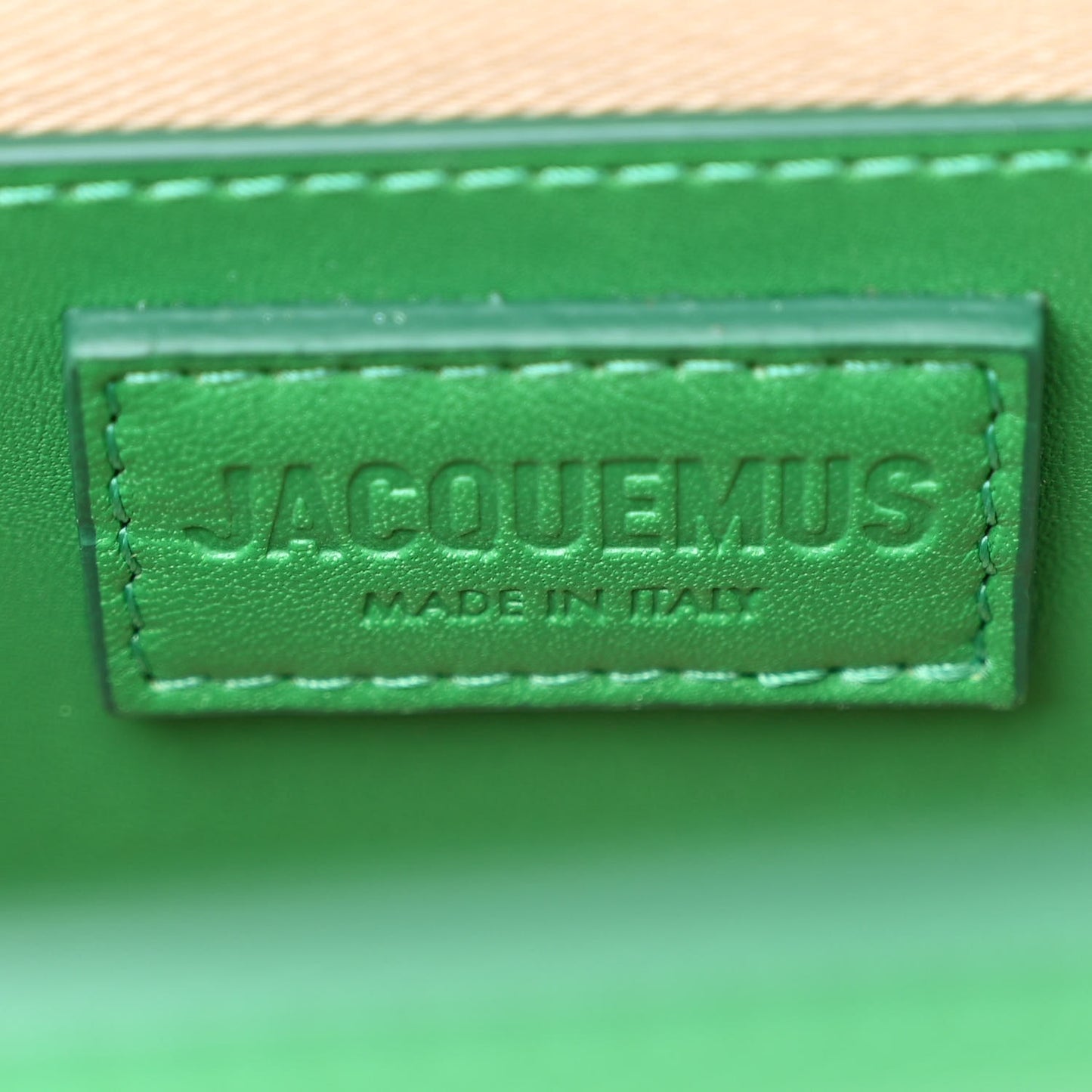 Smooth Calfskin Le Grand Bambino Green