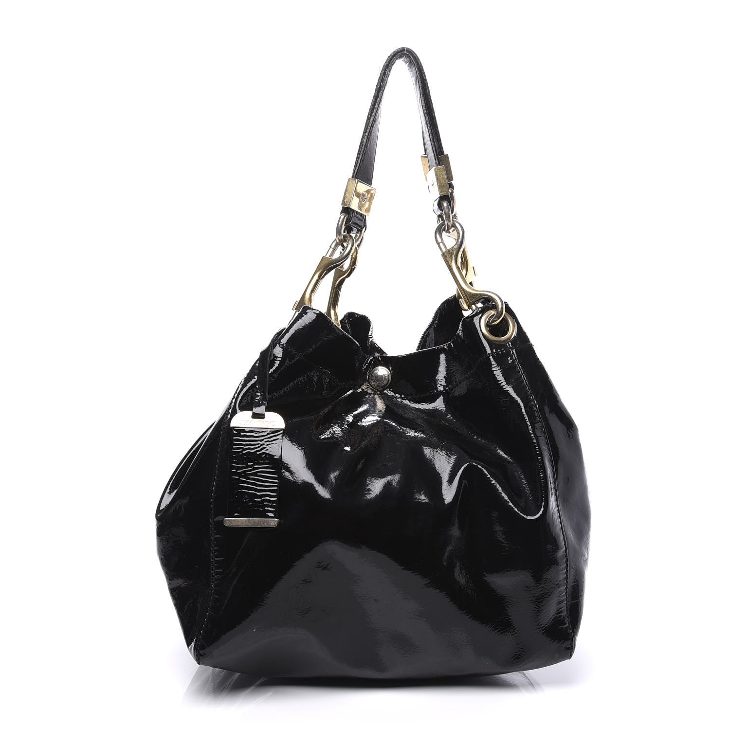 Jimmy Choo Patent Lola Oversized Tote Black 1 of 11
