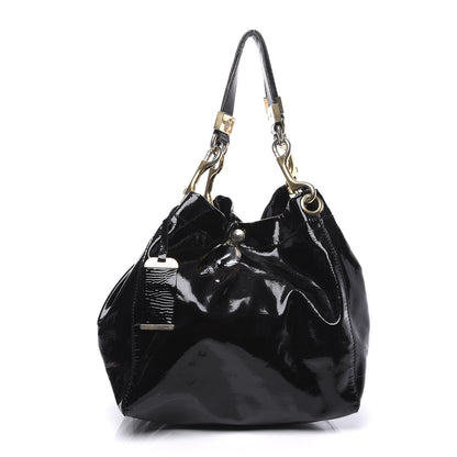 Jimmy Choo Patent Lola Oversized Tote Black 1 of 11