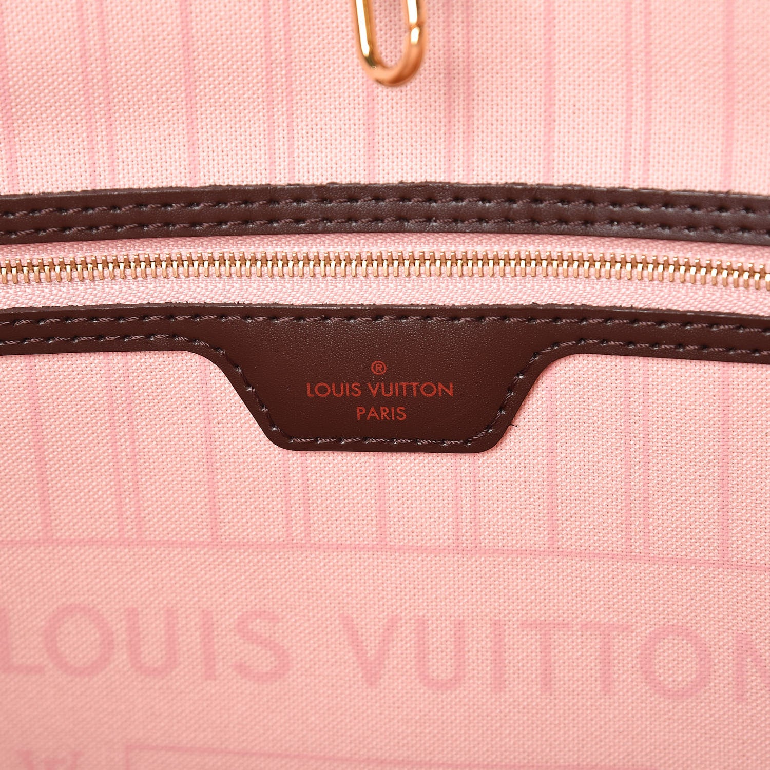 Louis Vuitton Damier Ebene Neo Neverfull MM Rose Ballerine 6 of 10