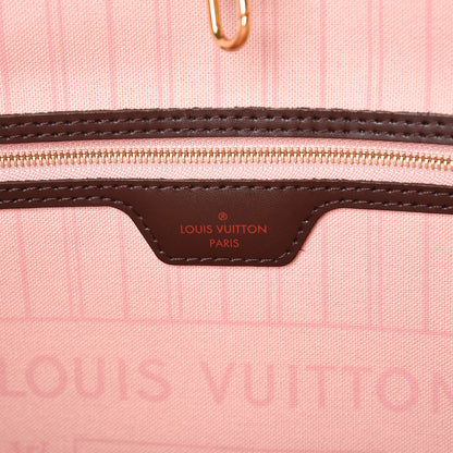 Louis Vuitton Damier Ebene Neo Neverfull MM Rose Ballerine 6 of 10