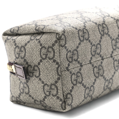 Gucci Soft GG Supreme Monogram Calfskin Small Ophidia Cosmetic Case Beige Ebony New Acero 10 of 11
