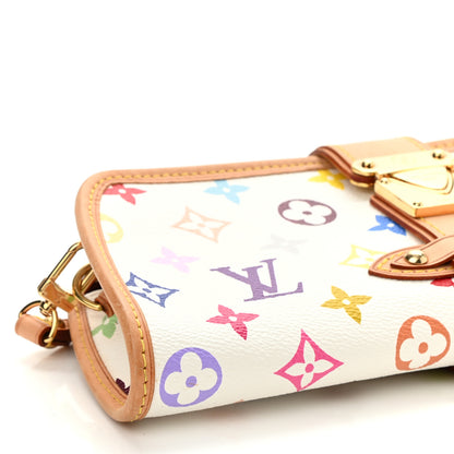 Louis Vuitton Monogram Multicolor Shirley White 9 of 10