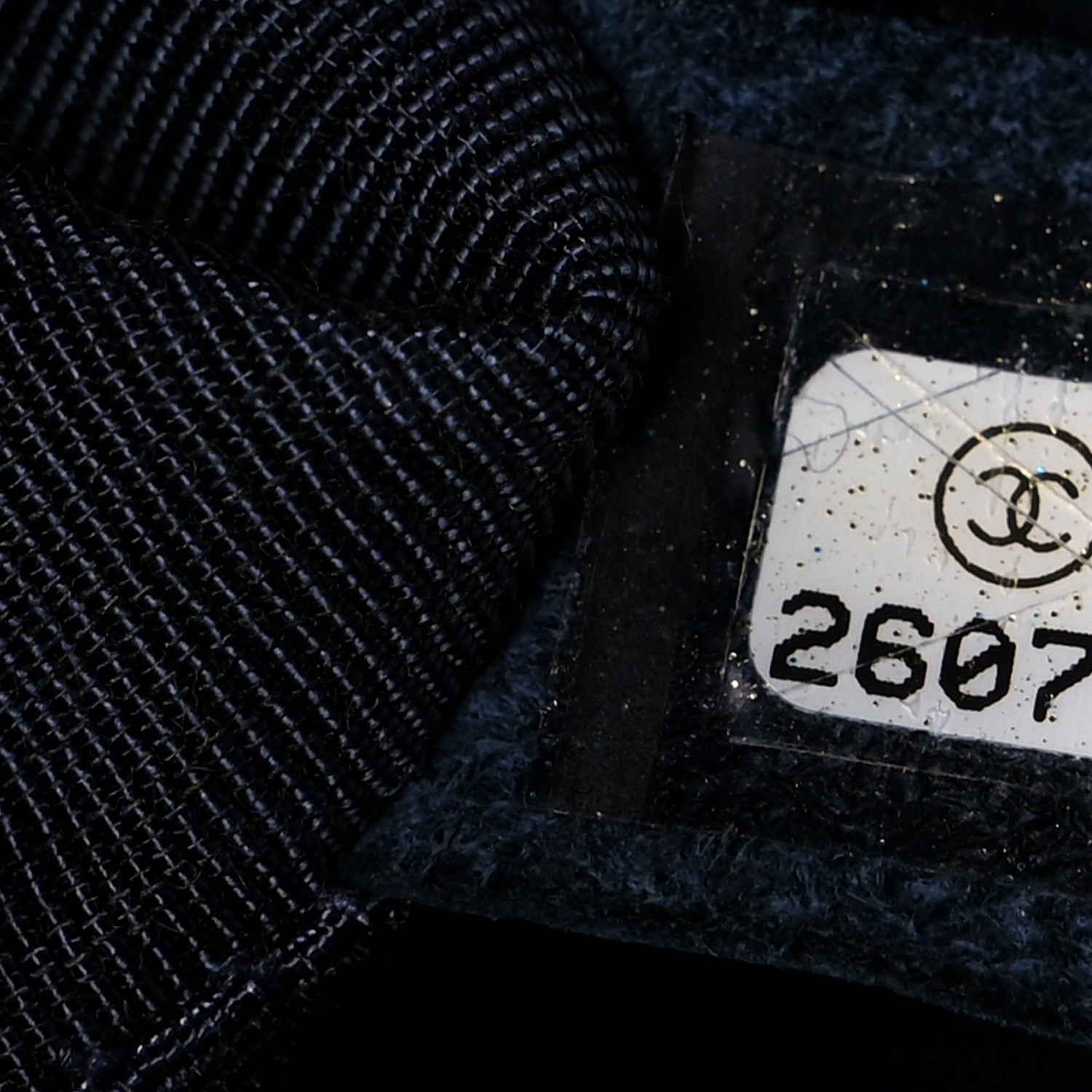 Chanel Caviar Chevron Quilted Medium Boy Flap Navy 7 of 11