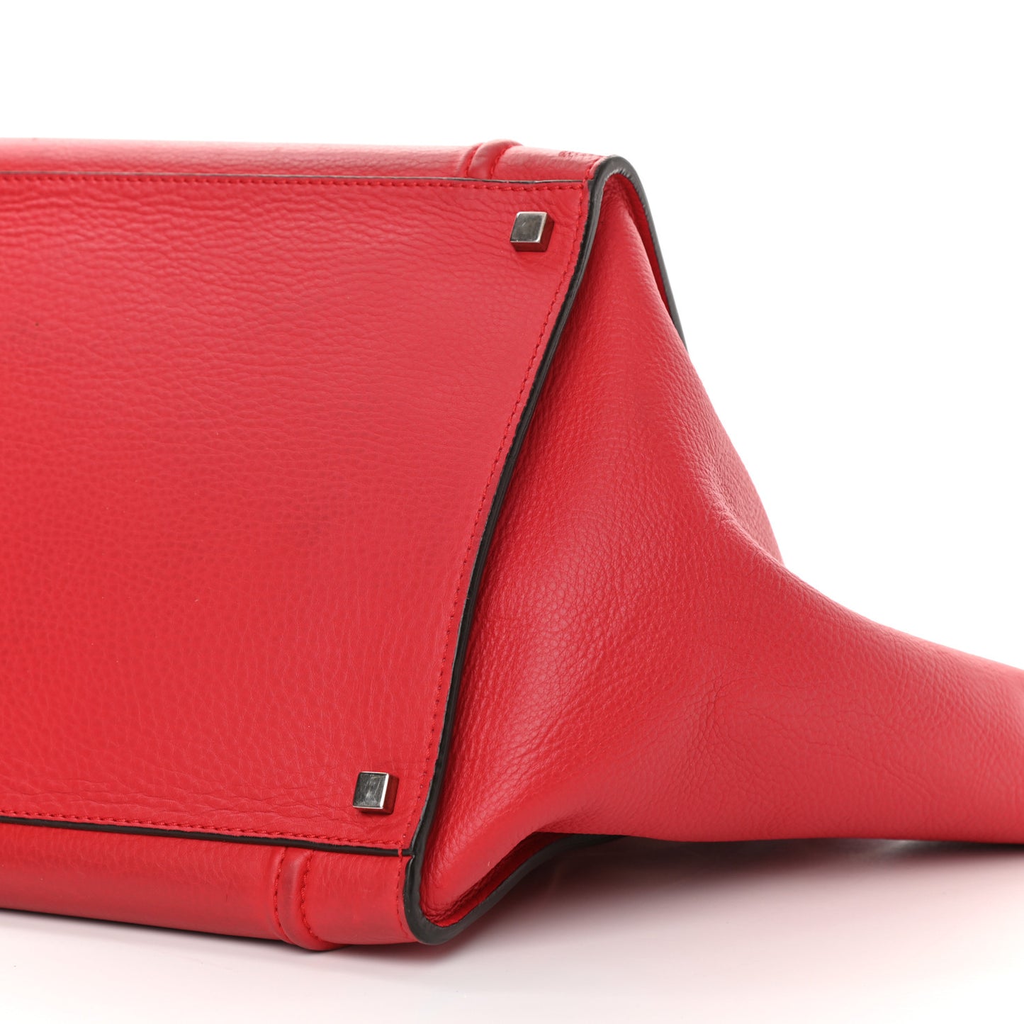Supple Calfskin Medium Phantom Luggage Vermillion
