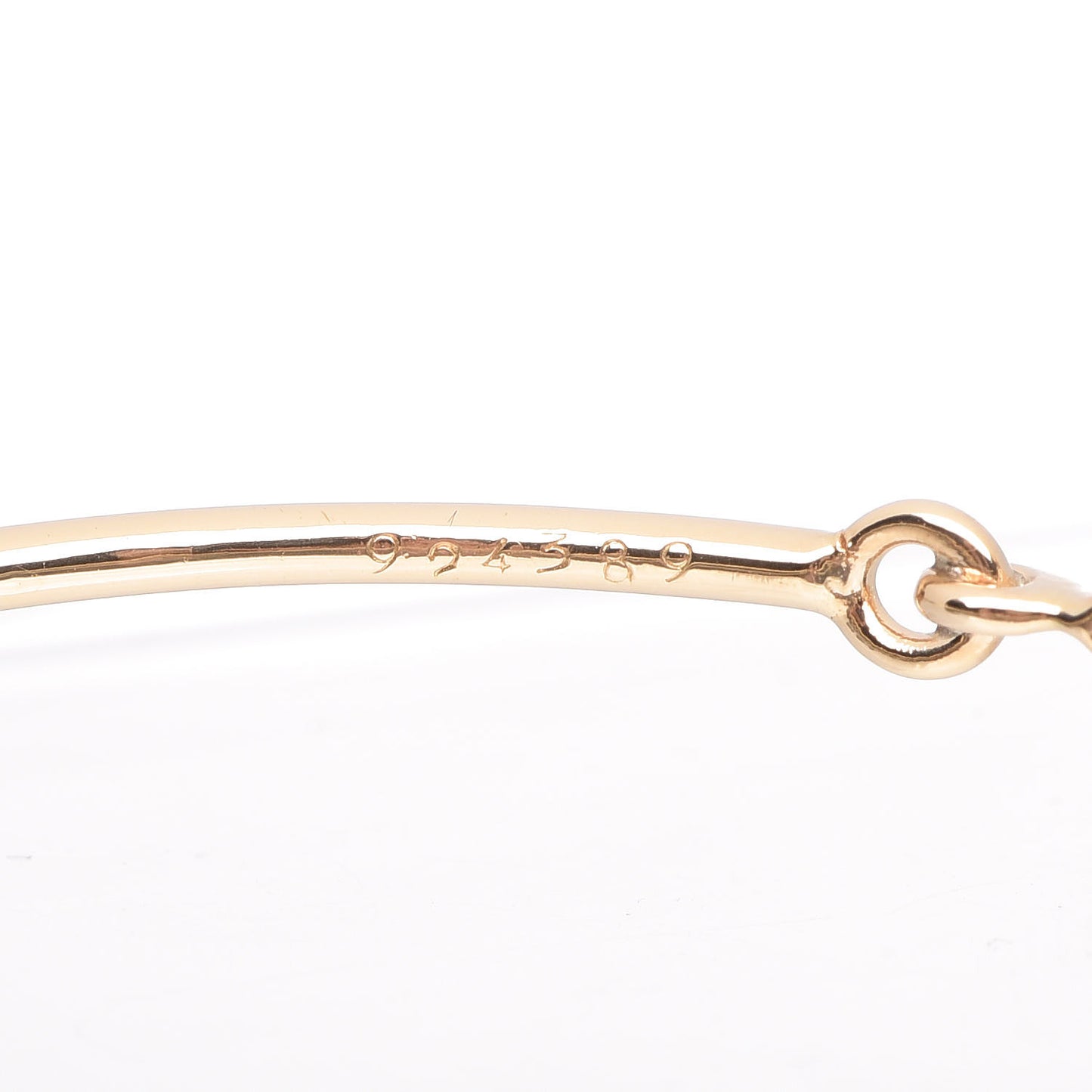 18K Yellow Gold Diamond Hindu Floral Bracelet