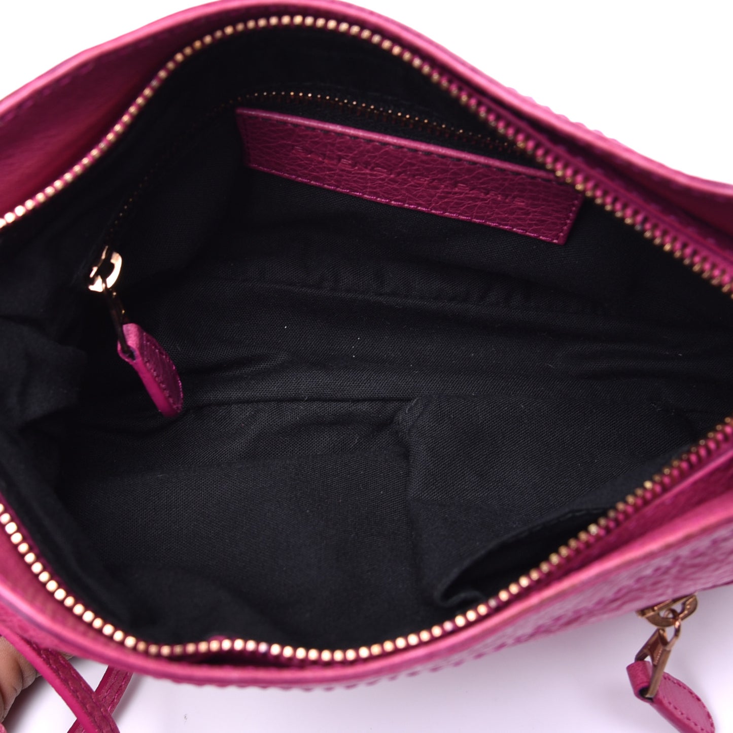 Agneau Giant 12 Rose Gold Hardware Hip Cyclamen