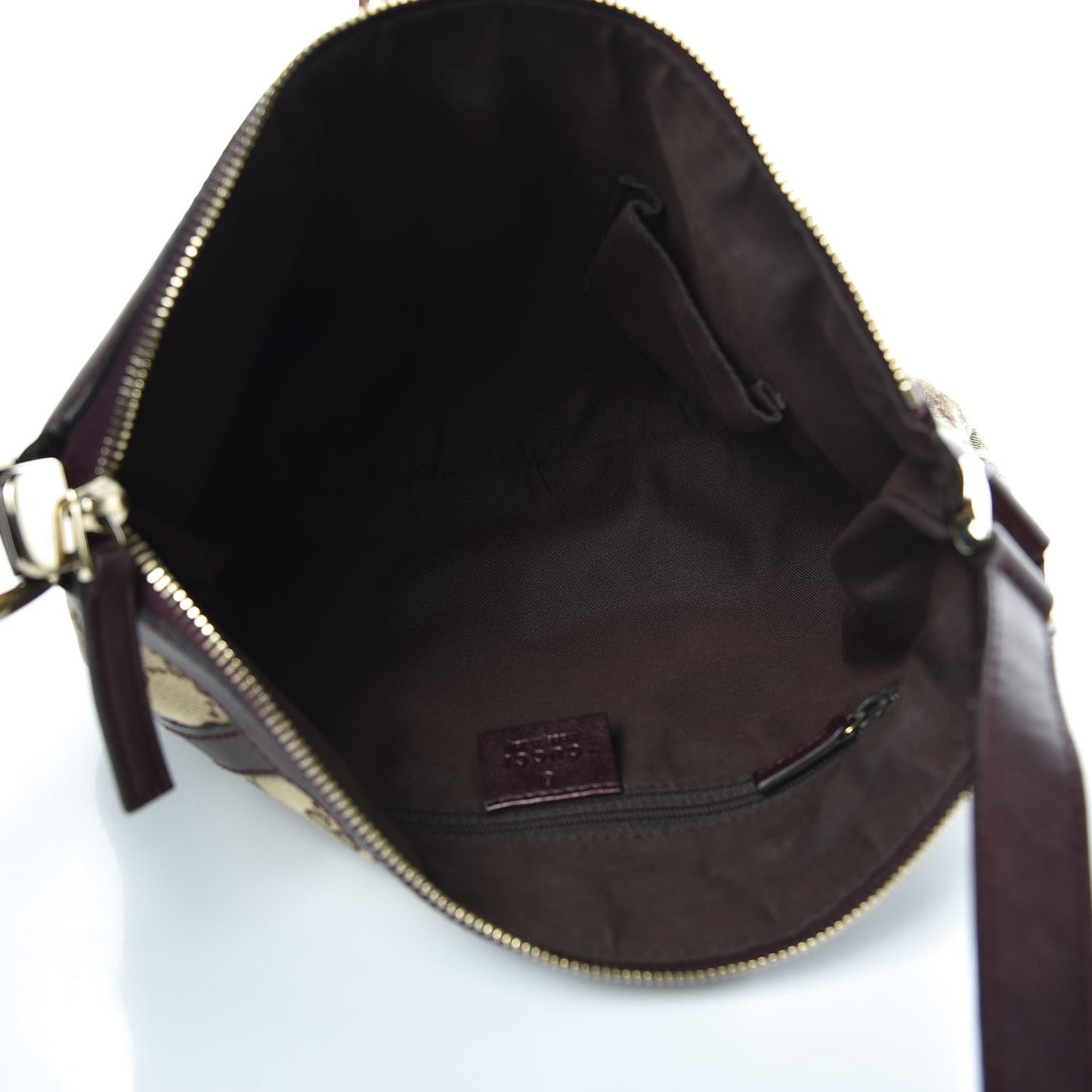 Crystal Monogram Small D Gold Ring Messenger Purple
