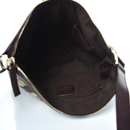 Gucci Crystal Monogram Small D Gold Ring Messenger Purple 5 of 13