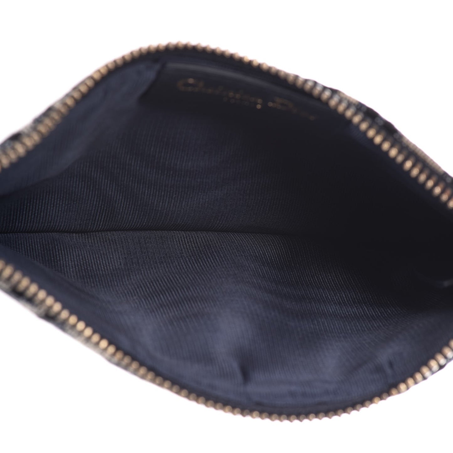 Oblique Dior Pouch Navy Blue
