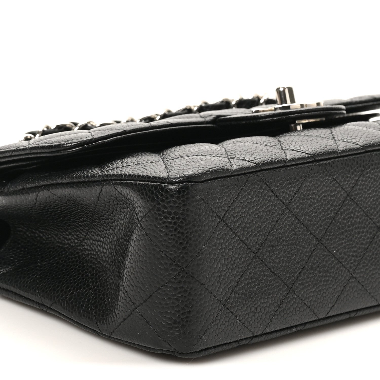 Chanel Caviar Quilted Small Double Flap Black 9 of 10
