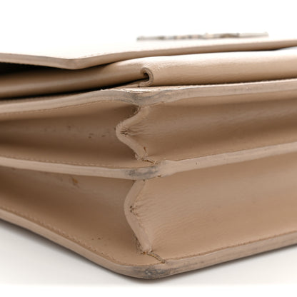 Saint Laurent Calfskin Medium Monogram Sunset Dark Beige 8 of 13
