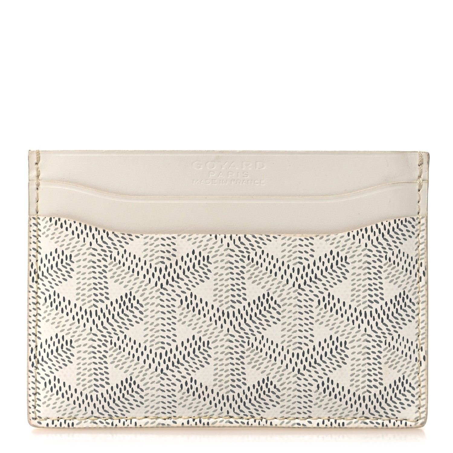 Goyard Goyardine Saint Sulpice Card Holder White 1 of 6