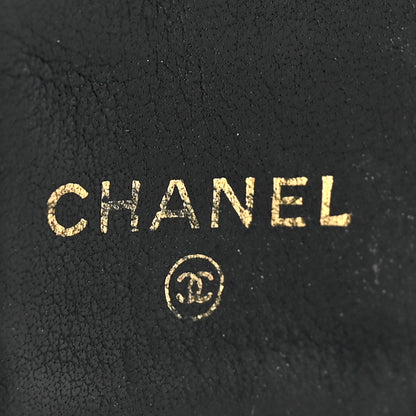 Chanel Lambskin Diamond Stitched French Wallet Black 6 of 8