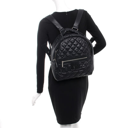Chanel Nylon Quilted Coco Cocoon Backpack Black 2 of 10