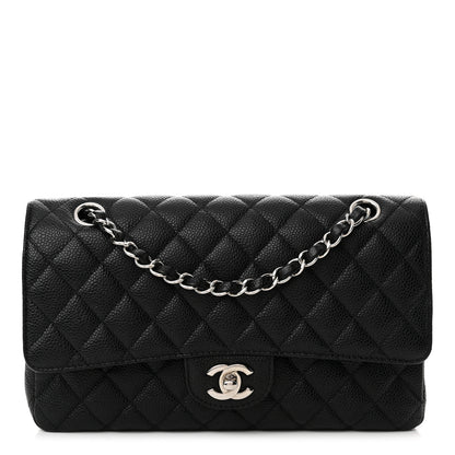 Chanel Caviar Quilted Medium Double Flap Black 1 of 13