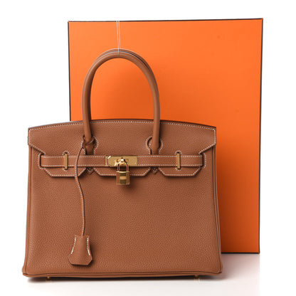 Hermes Togo Birkin 30 Gold 11 of 11