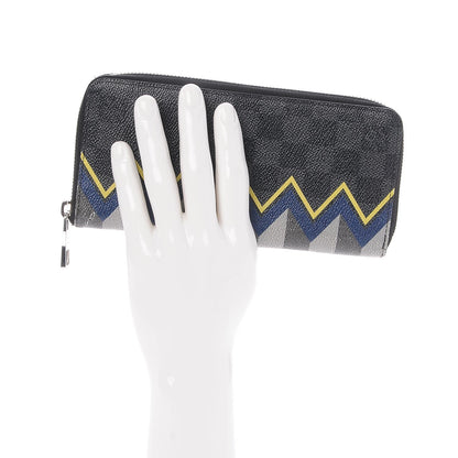 Louis Vuitton Damier Graphite Karakoram Zippy Vertical Wallet 2 of 9