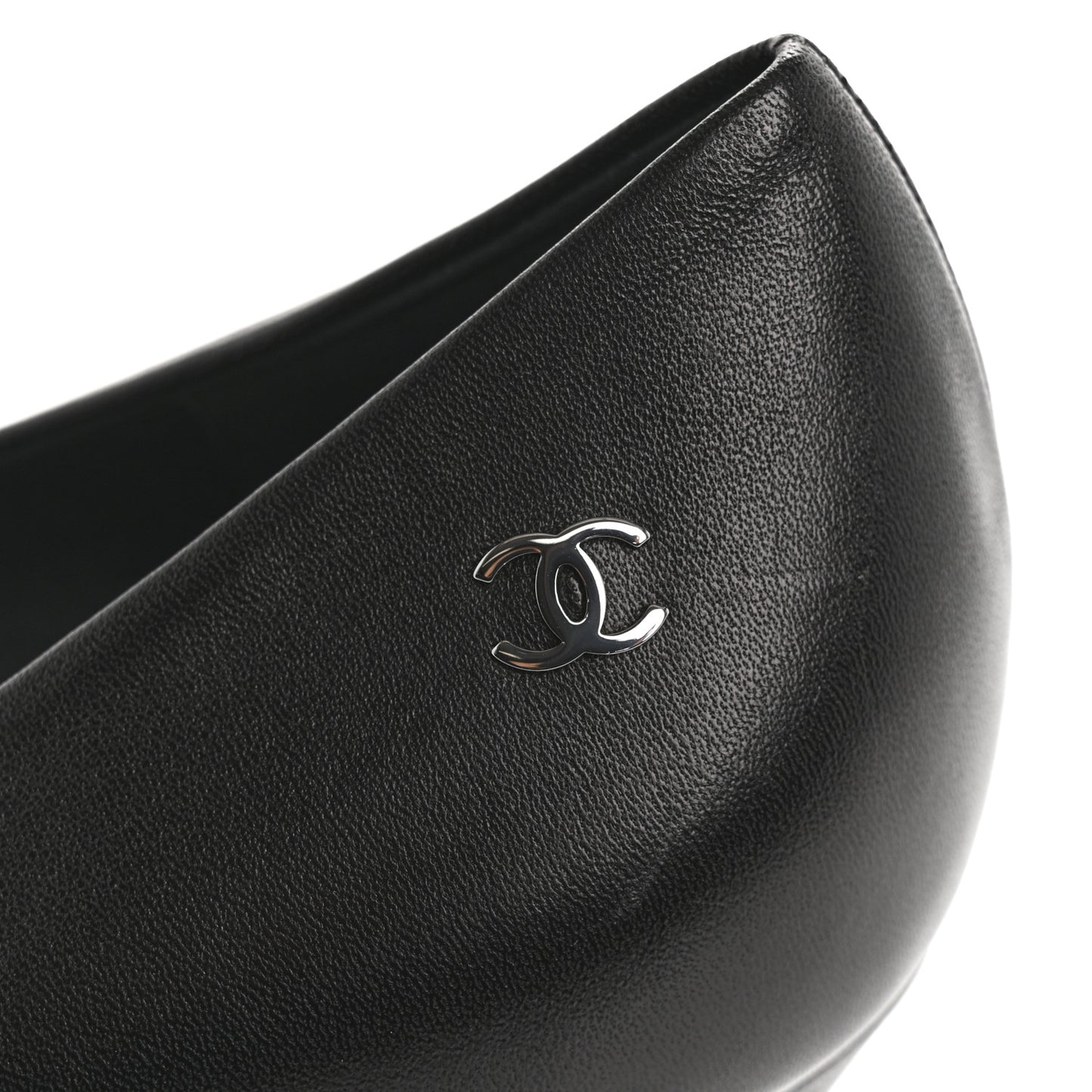 Lambskin CC Pumps 39.5 Black
