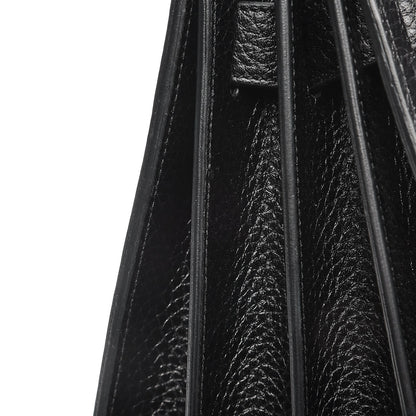 Saint Laurent Grained Calfskin Small Sac De Jour Black 13 of 13