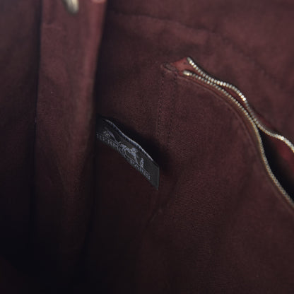 Hermes Canvas Fourre Tout MM Burgundy 6 of 20