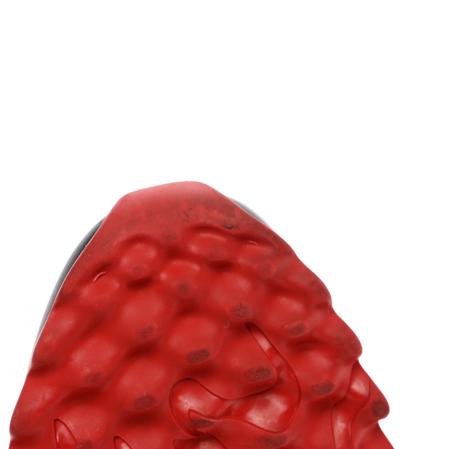 Calfskin Suede Patent Womens Loubishark Sneakers 37 Black Loubi Red