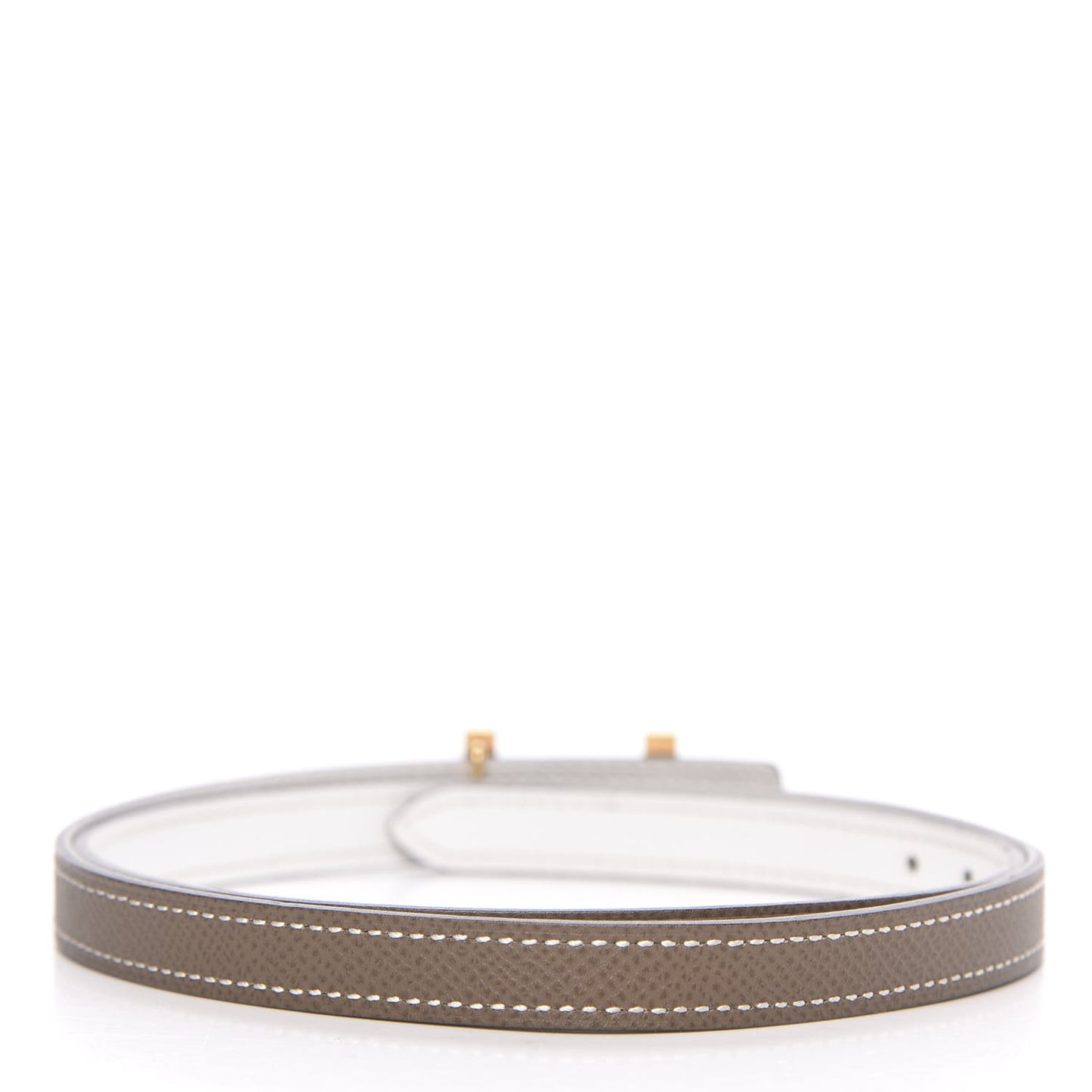 Epsom 13mm Focus Belt 75 Etoupe White