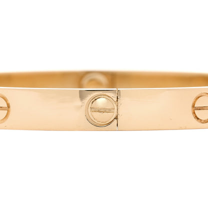 Cartier 18K Yellow Gold LOVE Bracelet 18 4 of 9