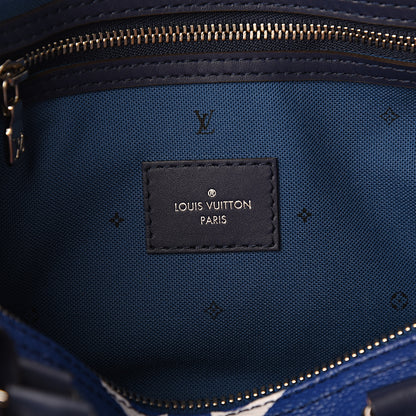 Louis Vuitton Monogram Escale Speedy Bandouliere 30 Blue 5 of 10