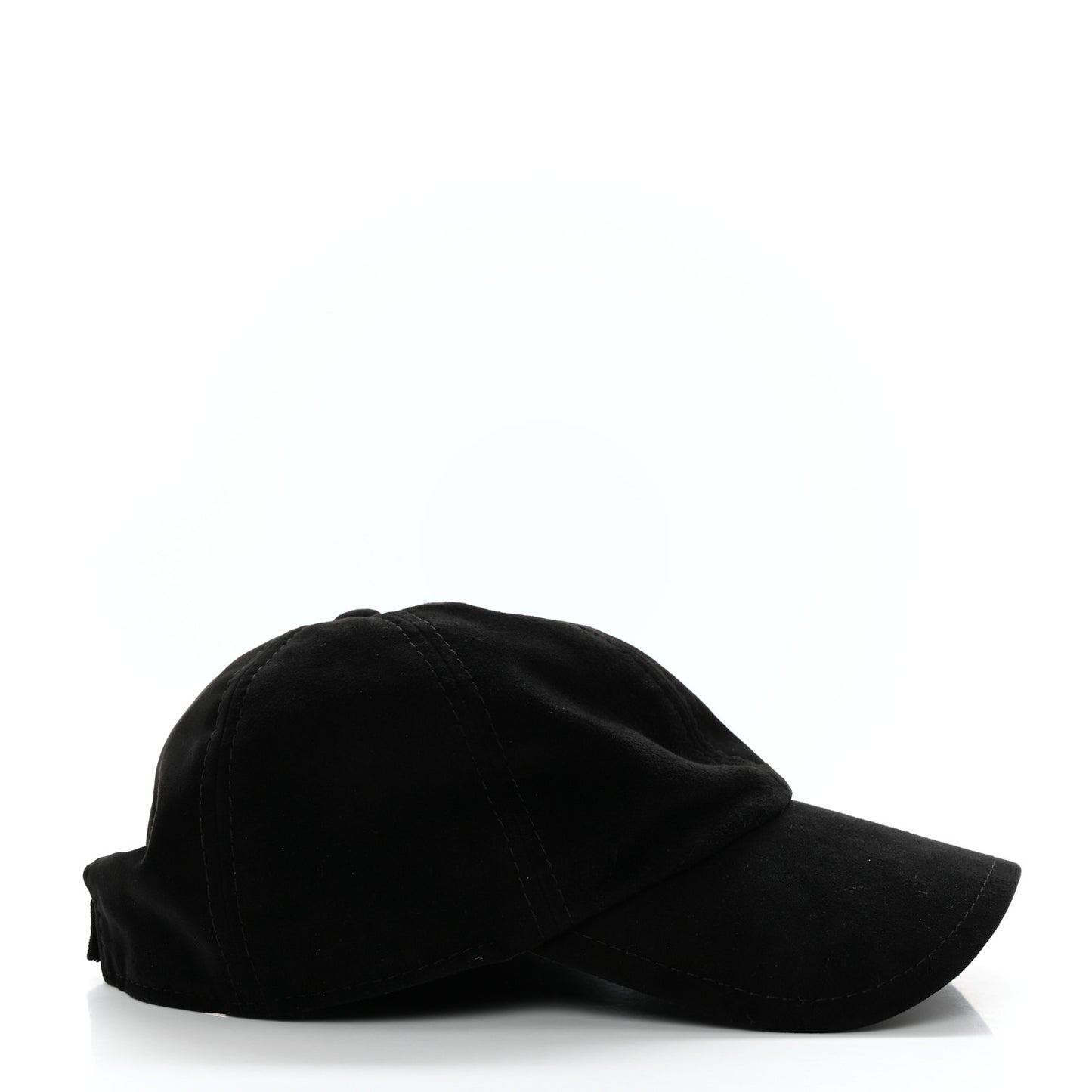 Suede Goatskin CC Cap Hat Black