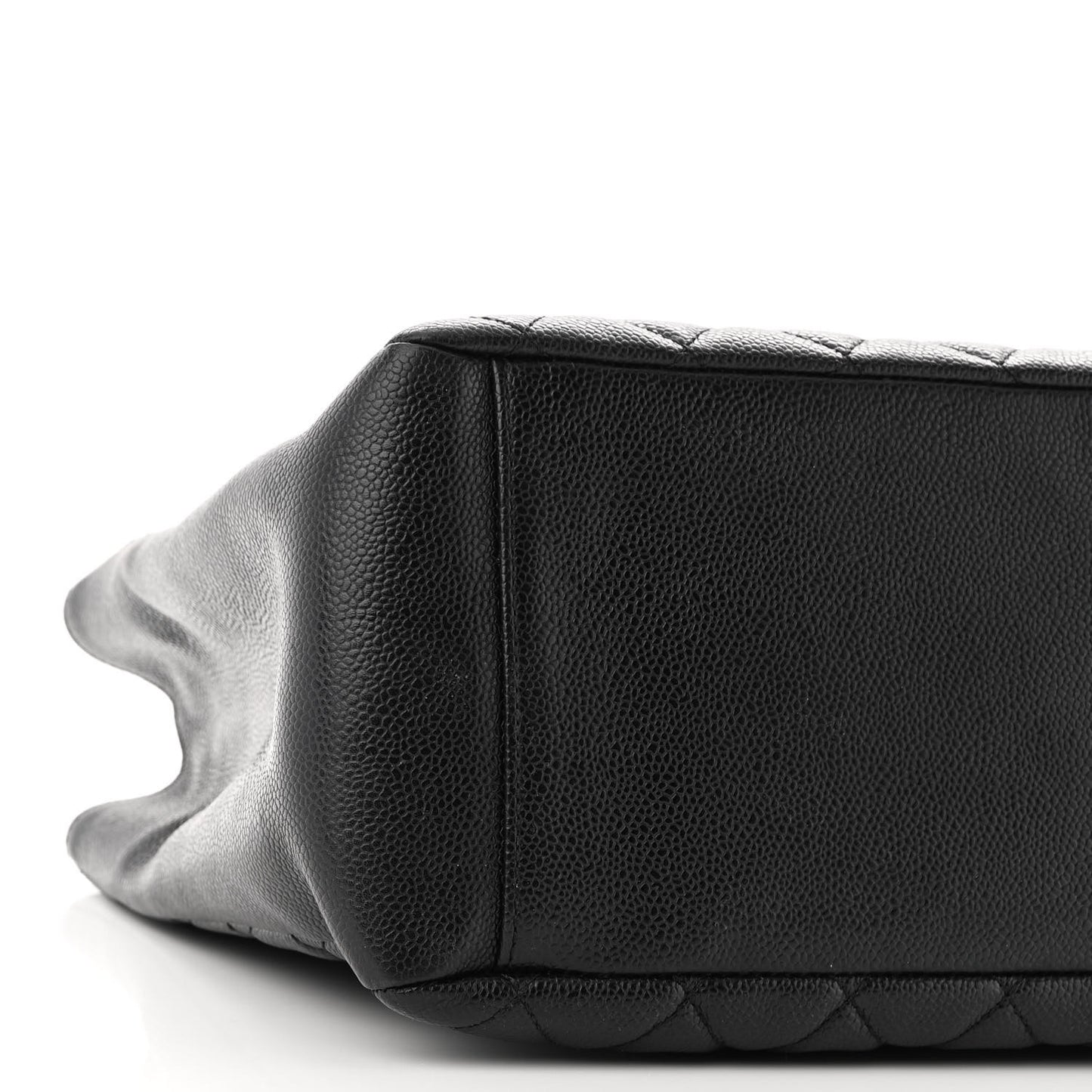 Caviar Quilted Grand Shopping Tote GST Black