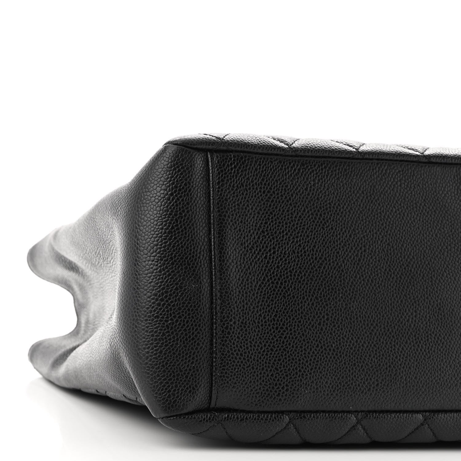 Chanel Caviar Quilted Grand Shopping Tote GST Black 9 of 10