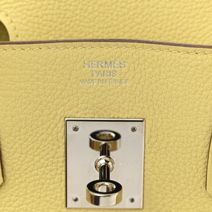 Hermes Togo Birkin 30 Limoncello 6 of 11