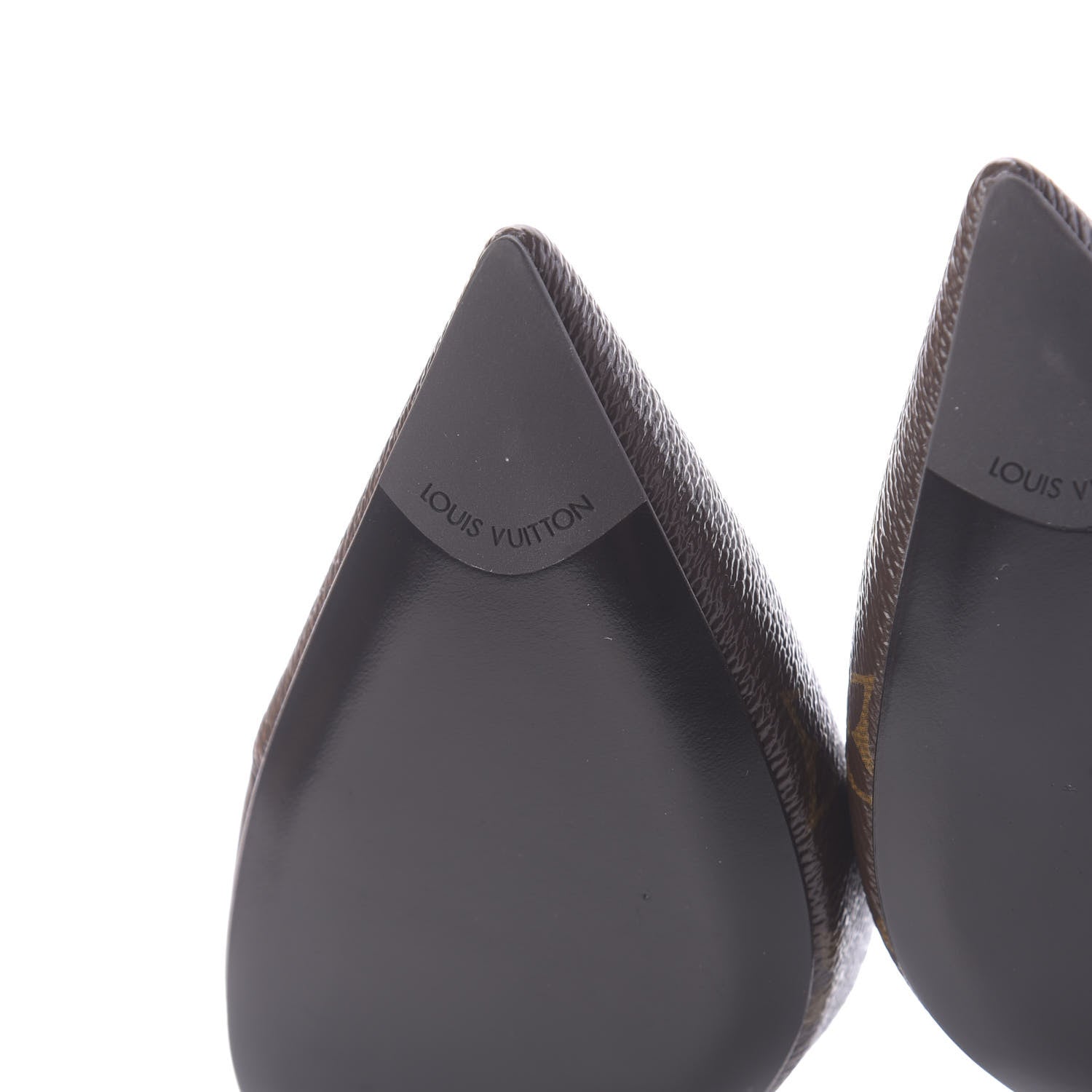 Louis Vuitton Monogram Cherie Slingback Pumps 37 Black 9 of 12