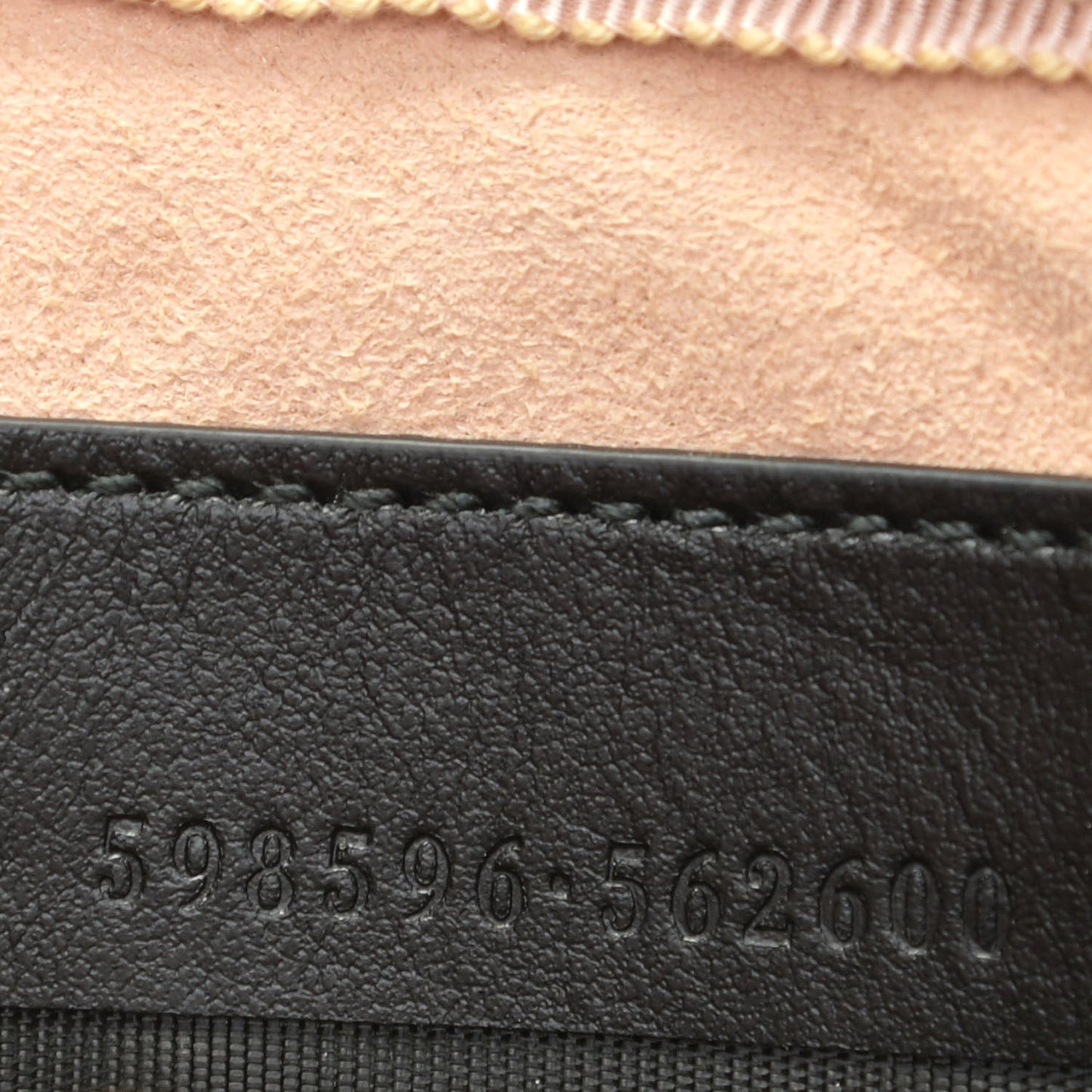 Calfskin Matelasse Mini GG Marmont Chain Crossbody Bag Black
