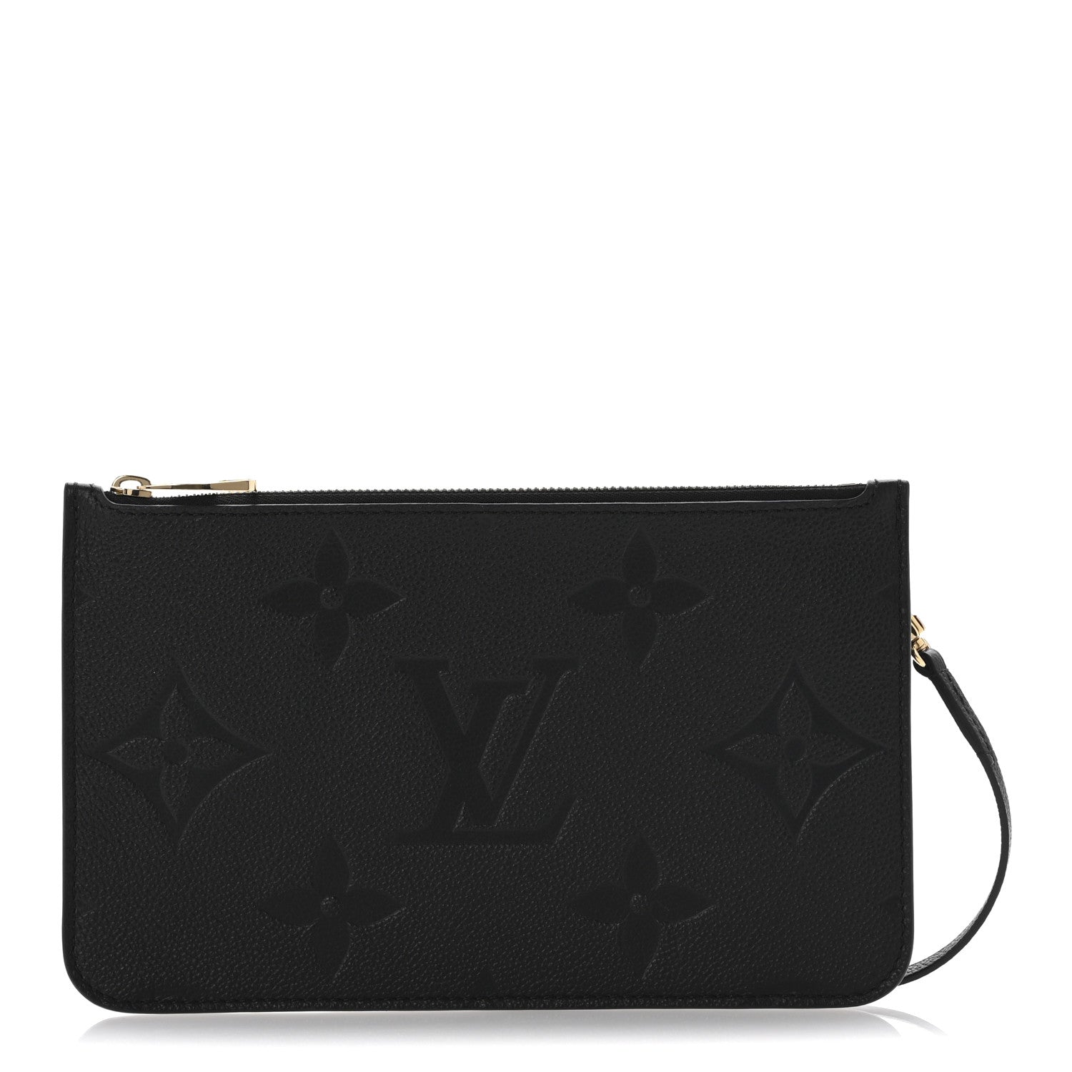 Louis Vuitton Empreinte Monogram Giant Neverfull MM Pochette Black 1 of 7