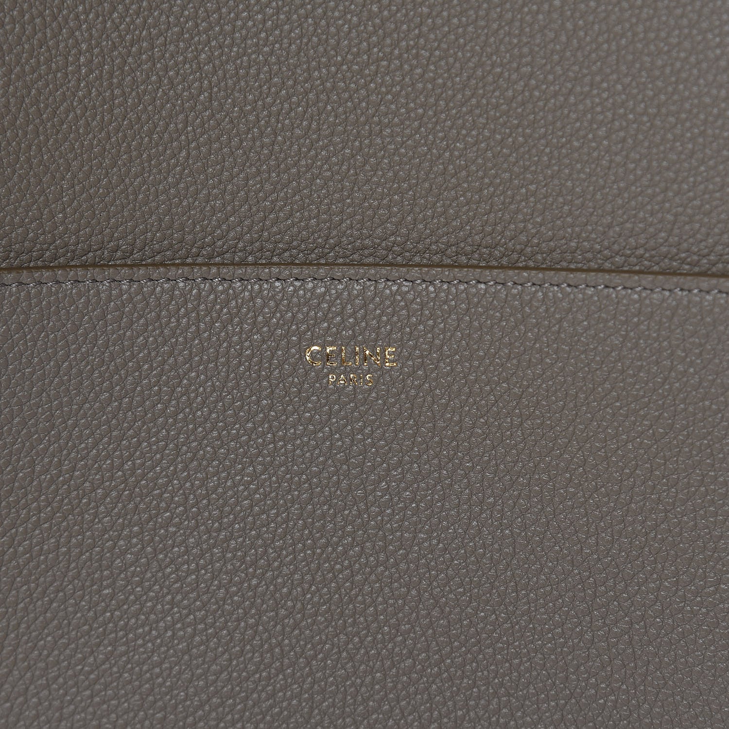 Celine Soft Grained Calfskin Sangle Bucket Bag Taupe 6 of 12