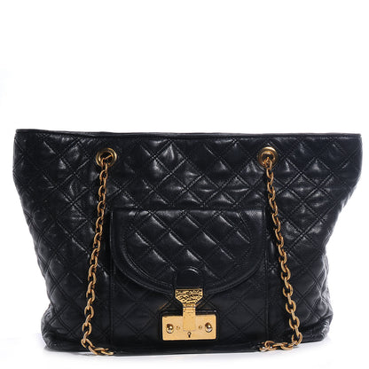 Marc Jacobs Leather Quilted Astor Shoulder Bag Black 1 of 26