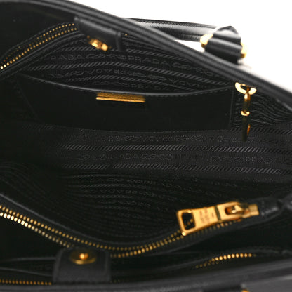 Prada Saffiano Lux Medium Promenade Tote Black 5 of 9