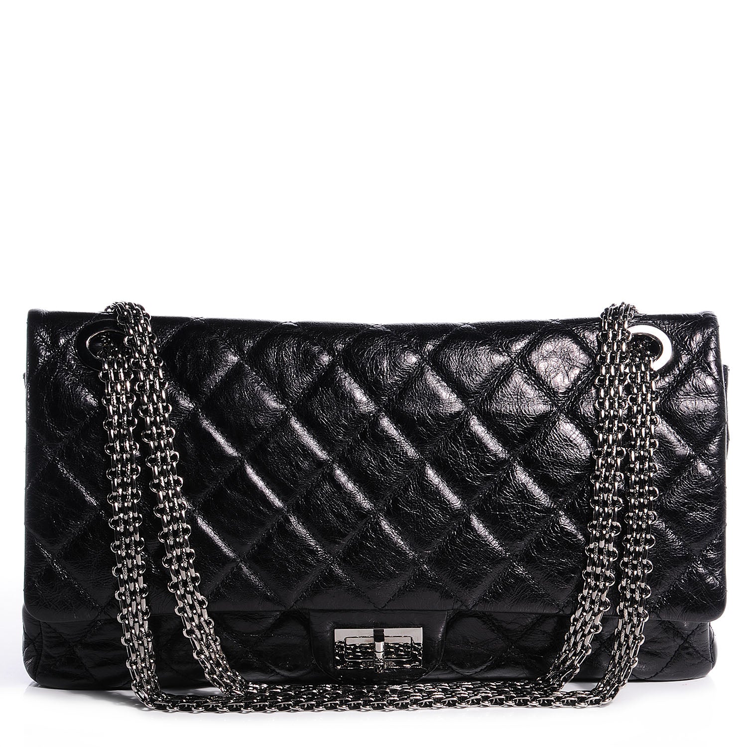 Chanel Calfskin 2.55 Reissue 228 Flap Black 1 of 8