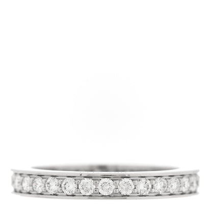 Cartier Platinum Diamond .34ctw Ballerine Eternity Band Ring 46 3.75 1 of 5
