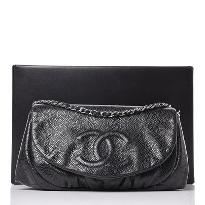 Chanel Caviar Half Moon Wallet On Chain WOC Black 9 of 9