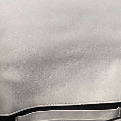 Fendi Nappa FF 1974 Embossed Mini Baguette White 11 of 12