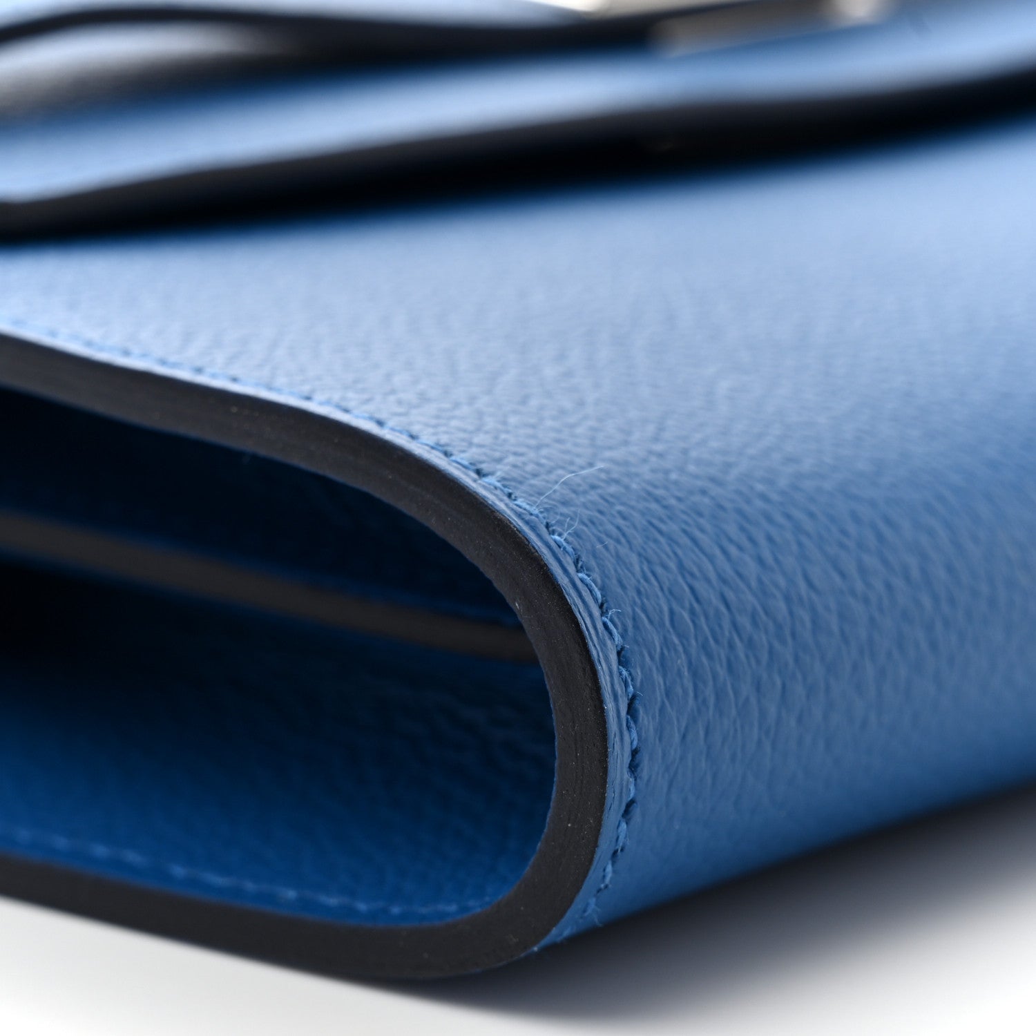 Hermes Evercolor Kelly To Go Wallet Bleu France 8 of 10