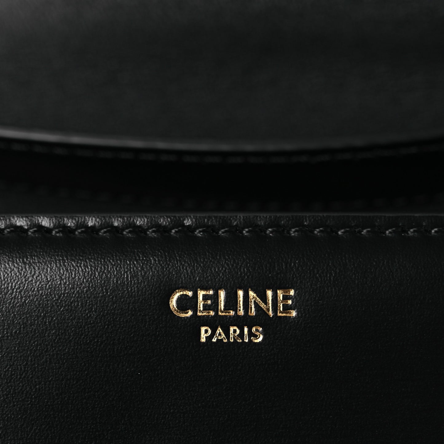 Shiny Calfskin Teen Triomphe Black