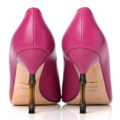 Gucci Malaga Kid Kristen Bamboo Pumps 37.5 Bright Bougainville 8 of 24